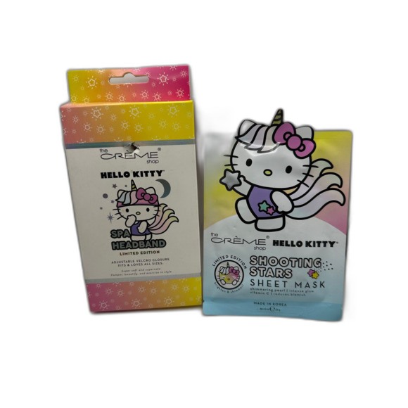 The Creme Shop Hello Kitty Shooting Star Sheet Mask and Spa Headband Ltd Edition - Picture 3 of 6